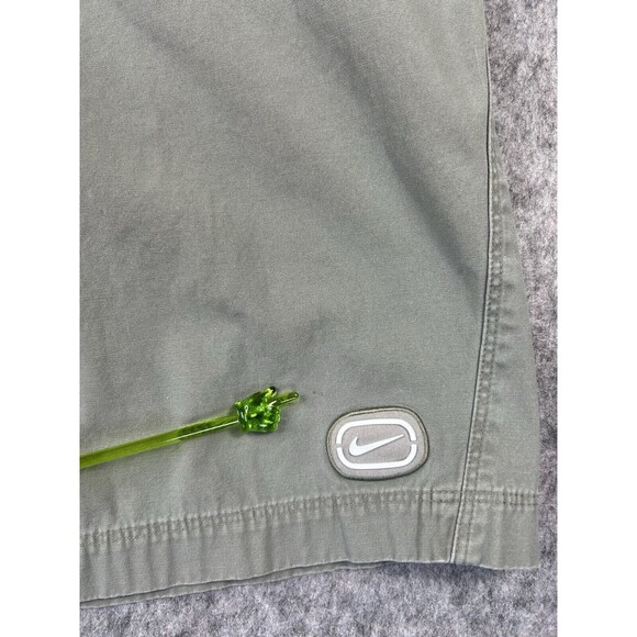 Vintage Nike Shorts Men's Large Gray Pull On Drawstring Canvas - Picture 2 of 9